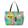 thumbnail image 1 of Easygdp Colorful Palm Leaves Bolsa de Viaje de Playa de Gran Capacidad, Bolsa Tote Perfecta para la Playa, Escapadas de Fin de Semana y Viajes, 1 of 7