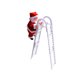 thumbnail image 4 of Juguete de escalada eléctrico Figura de muñeca de Papá Noel Adorno de Navidad con música, Escalera de escalada Inevent FN000041-02B, 4 of 7