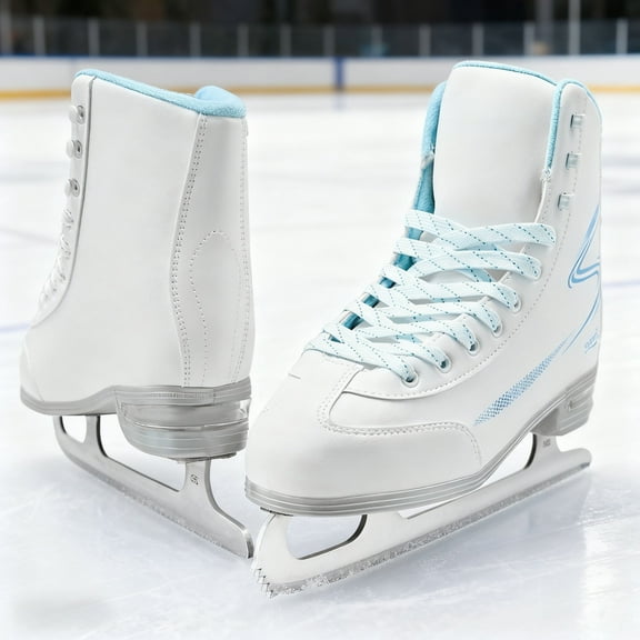 JZY Air Cushion Figure Skates for Women & Youth,Soft Recreational Skates for Beginners,Girls & Boys