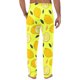 thumbnail image 5 of Pantalones largos para hombre con estampado de cintura elástica y bolsillo con cordón, pantalones largos de poliéster para hombre, 5 of 5