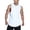 White, variant on Men's Workout Hooded Vest Exercise Training Sleeveless Gym Bodybuilding Cut Muscle Shirt Loose Shoulders Q Uick D Ry Men Sleeveless Vest White M