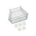thumbnail image 4 of Cesta de almacenamiento debajo del estante, bandeja extraíble para estante de mesa, cesta debajo del cajón de la mesa Blanco, 4 of 9