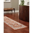thumbnail image 2 of Rugs.com Charlotte Collection Rug – 10 Ft Runner Rust Red Low-Pile Rug Perfect For Hallways, Entryways, 2 of 7
