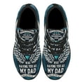 thumbnail image 2 of Father's Day Garden Dad In Heaven House Shoes Sneakers Black Size 7.5, 2 of 7