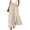 Beige, variant on Sorvello Wide Leg Pants for Women Casual Elastic Waist Drawstring Pants Linen Pants Women, Palazzo Pants, All-Season Wear, Side Pockets Army Green L