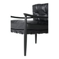 thumbnail image 6 of Moe's Home Collection Turner Top-Grain Buffalo Leather Accent Chair in Black, 6 of 8