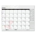 thumbnail image 5 of Recycled Desk Pad Calendar, Wild Flowers Artwork, 18.5 x 13, White Sheets, Black Binding/Corners,12-Month (Jan-Dec): 2026 | Bundle of 5, 5 of 9