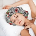 thumbnail image 6 of Naloa Roses Mixed Zebra 1 Adjustable Hair Bonnet for Sleeping, Hair Wrap Sleep Cap Turban for Women Men, Curly Straight Hair Long Large Braid Unisex, 6 of 6