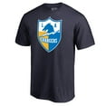 thumbnail image 2 of Men's Navy Los Angeles Chargers Vintage Shield Logo T-Shirt, 2 of 3