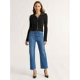 thumbnail image 2 of Sofia Jeans Women's Wide Collar Zip Cardigan, Lightweight, Size XS-XXXL, 2 of 5