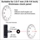 thumbnail image 2 of Emoon Mecanismo De Movimiento De Reloj Con 3 Manecillas De Reloj Kit De Motor De Reloj De Cuarzo De Barrido Silencioso Para Reparación De Reloj Reemplazo De Bricolaje Reloj Personalizado, 2 of 5