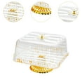 thumbnail image 6 of S SERENABLE Cake Stand Covered Platter Dessert Display Plate Multiuse High Foot Kitchen Server Tray for Pastries Dry Food Muffins Cookies L, 6 of 8