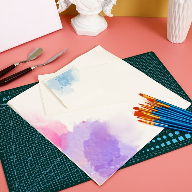 60 Feuilles Papier Aquarelle, 300 g/m² Papier Aquarelle Coton Watercolor Paper Feuille Aquarelle Cartes de Noël DIY pour Étudiants Enseignants Adultes Artistes (5 x 7 Pouces 60 Feuilles Papier Aquarelle, 300 g/m² Papier Aquarelle Coton Watercolor Paper Feuille Aquarelle Cartes de Noël DIY pour Étudiants Enseignants Adultes Artistes (5 x 7 Pouces
