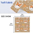 thumbnail image 2 of Coolnut Set of 6 Cute Cartoon Dog Napkins Cloth Napkins 20"x20", Washable Polyester Dinner Napkins for Parties, Wedding, Restaurant, 2 of 6