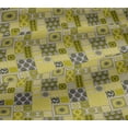 thumbnail image 5 of oneOone Cotton Jersey Olive Green Fabric Patchwork Dress Material Fabric Print Fabric By The Yard 58 Inch Wide-9E, 5 of 6