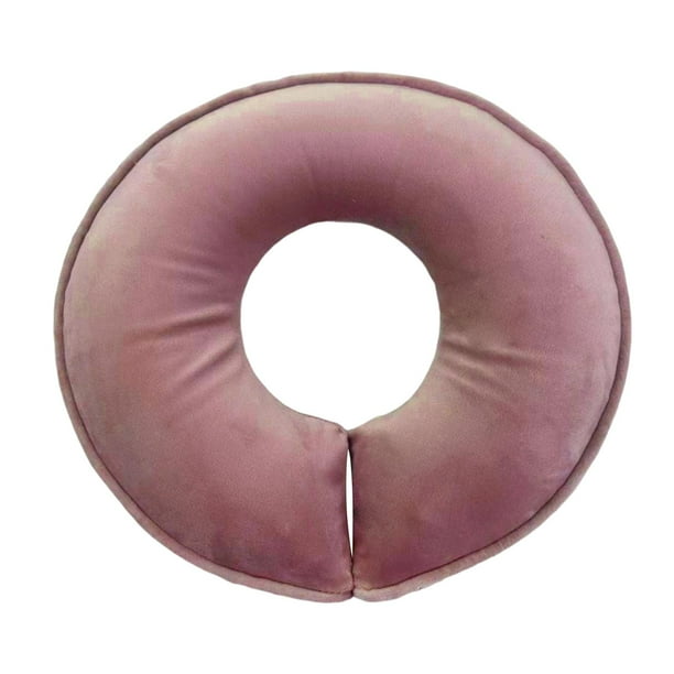 Almohada boca abajo, transpirable, ergonómica, ligera, de espuma viscoelástica. Rosa
