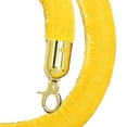 thumbnail image 3 of kurtrusly 1Pcs Rope Velvet 1.5M Crowd Control for Exhibition Celebration Yellow, 3 of 9