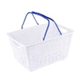 thumbnail image 1 of Tnarru Panier d'Achats Panier d'Épicerie Ergonomique Polyvalent Robuste Paniers de Rangement avec Poignée pour Jouets Fruits Cosmétiques Garde-Robe Garage Bleu, 1 of 8