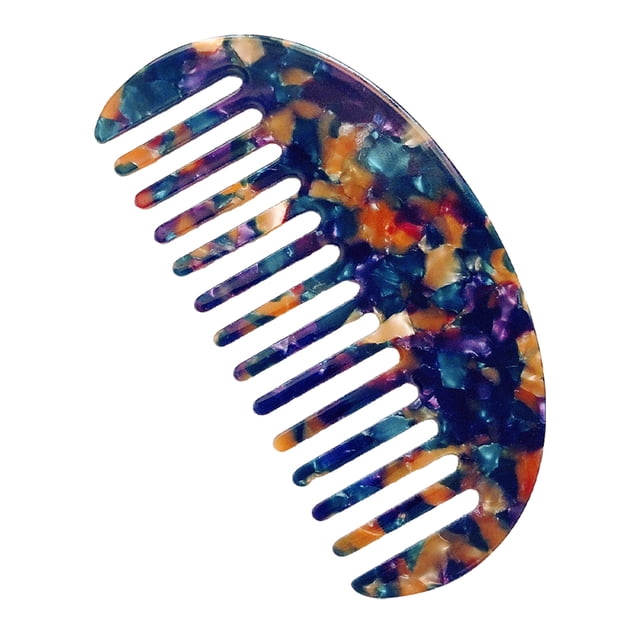 Peine geométrico Vogacara Cuidado del cabello Violeta