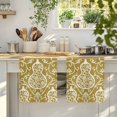 thumbnail image 4 of Yellow Gourd Kitchen Towels Set of 1, Modern Abstract Art Floral Absorbent Dish Towels for Kitchen, Microfiber Hand Towel, Quick Drying Tea Towel for Cleaning Decorative Dishcloths, 4 of 7