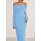 thumbnail image 5 of Vestido largo PRETTYGARDEN de malla con hombros descubiertos y manga larga para mujer, 5 of 9