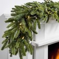 thumbnail image 7 of BallsFHK 6FT Christmas Garland With Warm White Lights Pre-Lit Soft Artificial Christmas Garland Perfect For Indoor Outdoor Fireplace Xmas, Battery Operated, 7 of 7
