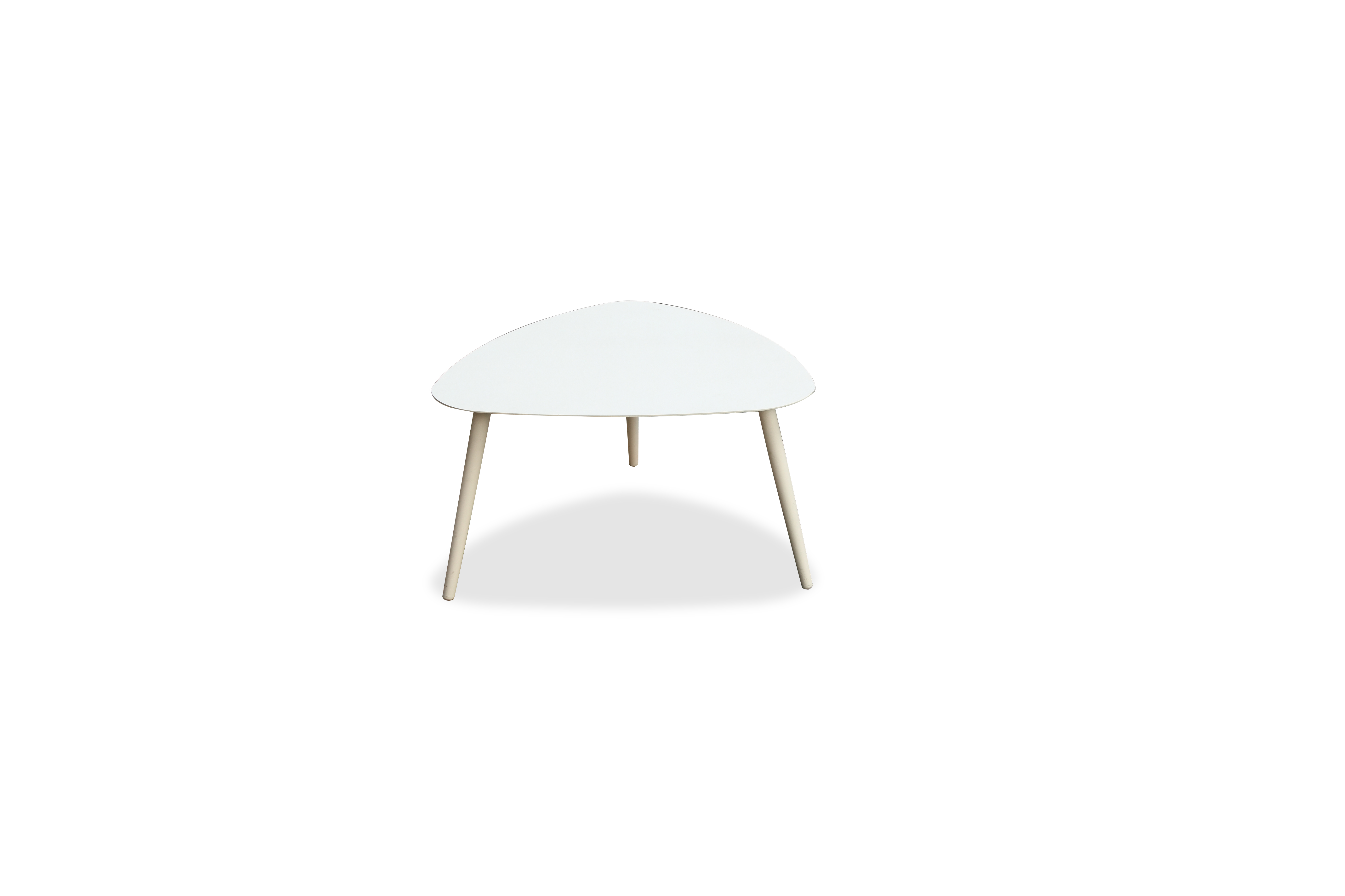 Whiteline Modern Living White Rowan Contemporary Aluminum Outdoor Side