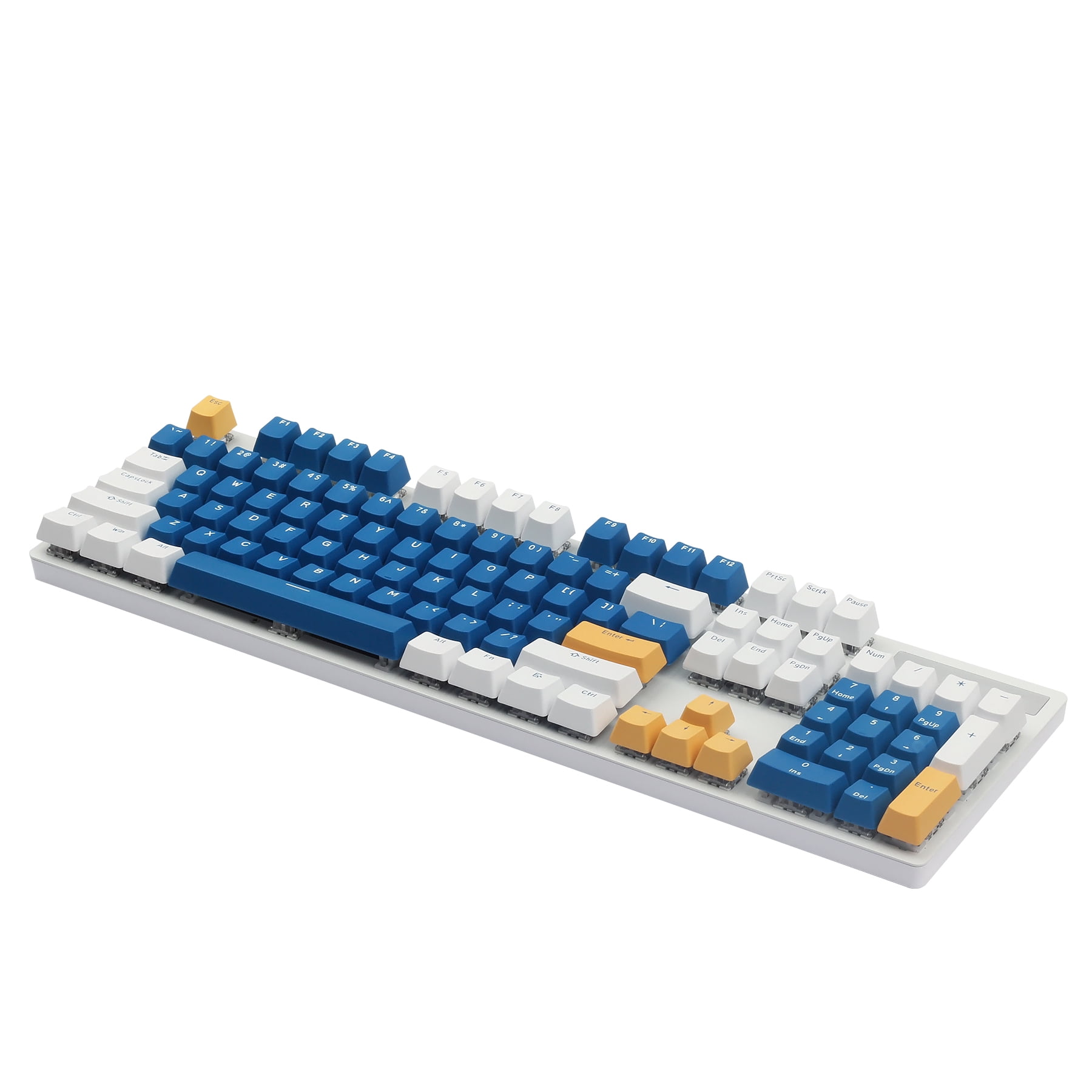 Hyssop PBT Keycaps OEM Profile Doubleshot Keycaps Cherry MX for 61 64 84 87 108 MX Switches Mechanical Keyboard
