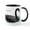 White/Black Inside, variant on CafePress - Black Swan Mug - 11 oz Ceramic Mug - Novelty Coffee Tea Cup
