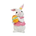 thumbnail image 2 of Figura de conejo de Pascua, adorno decorativo, estatua de conejo de primavera, escultura para amigo, niño y niña, regalo de cumpleaños, mesa, festival Conejo de huevo, 2 of 8