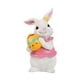 thumbnail image 2 of Escultura de figura de conejito de Pascua, linda decoración de primavera, adorno de mesa Conejo de huevo blanco, 2 of 9