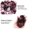 thumbnail image 3 of Fire Glass for Fire Pit, 2-3mm(1/9") High Luster Natural Glass Rocks, Purple, 3 of 3