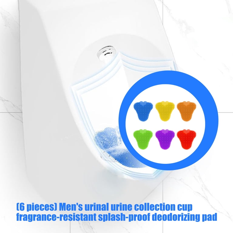 Urinal Screen Deodorizer Pad Anti-Splash Odors Control Mat Bathroom ...