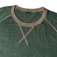 thumbnail image 7 of NinXxx Men's Crew Neck Short Sleeve Soft Breathable Everyday Comfort Tee Green XL Green XL, 7 of 7