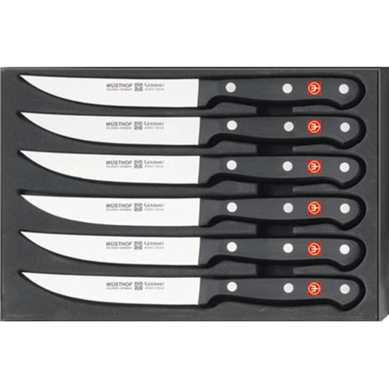 Wusthof Gourmet Steak Knife Set, 9728 6 Piece Set