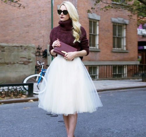 vintage tulle skirt