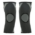 thumbnail image 1 of Un par de rodilleras deportivas de silicona antideslizante soporte de resorte tejido negro rodillera soporte para correr baloncesto XL YUNYI BRAND  Deportes, 1 of 8