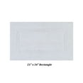 thumbnail image 4 of Better Trends Premium 3 Piece Bathroom Rug Set 100% Cotton, Extra Soft Tufted Bath Mat, Water Absorbent & Reversible Mat, White Lux Collection, 4 of 7