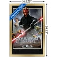 thumbnail image 3 of Star Wars: The Phantom Menace - 3D One Sheet Wall Poster, 14.725" x 22.375", Framed, 3 of 3