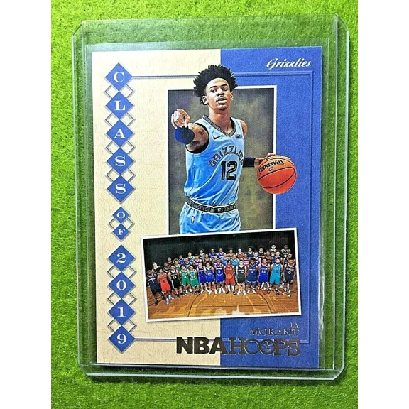 JA MORANT ROOKIE CARD JERSEY #12 GRIZZLIES RC 2019-20 Panini Hoops Basketball