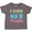 Charcoal Grey, variant on I Love 80's Music Boys or Girls Toddler T-Shirt