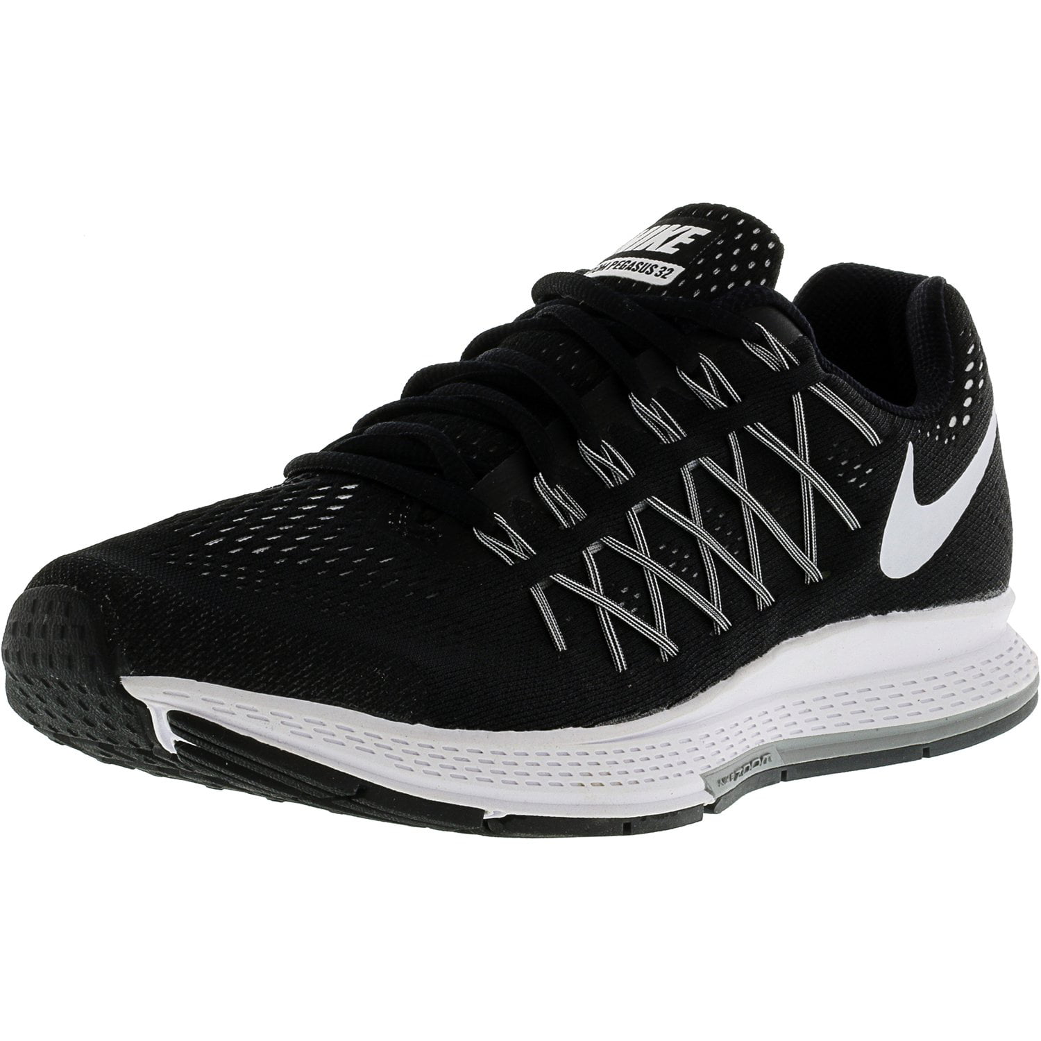 Nike Women's Air Zoom Pegasus Black / Platinum Ankle-High - 10M - Walmart.com