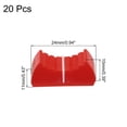 thumbnail image 2 of 24mmx11mmx10mm Console Mixer Slider Fader Knobs Replacement for Potentiometer White Knob Red Mark,20pcs, 2 of 4