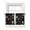 Black, variant on Halloween Tier Curtains 24 Inch Length, Sheer Curtains for Bedroom Living Room Window Spooky Witch Hat Skull Ghost Black Rod Pocket Voile Drapes Kitchen Curtains Small Half Window 27.5"x24" 2 Panels