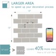 thumbnail image 4 of ZC5HAO Subway Tiles Peel and Stick Backsplash, 10-Sheet Stick on Tiles Kitchen Backsplash, Premium Anti Mold Kitchen Backsplash Peel and Stick Tile(Thicker Version), 4 of 7
