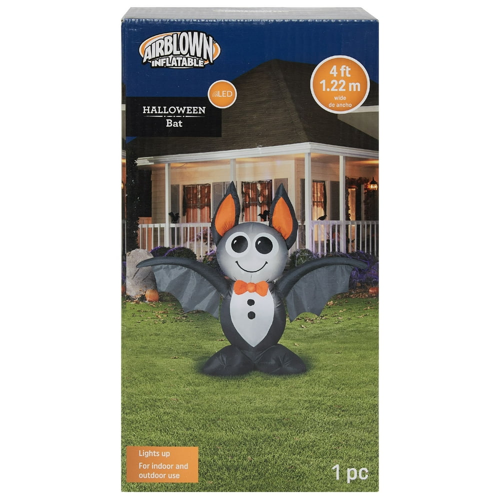 Airblown Inflatable Halloween Bat Inflatable, 4'