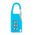thumbnail image 1 of Travel Luggage Bag Lock Jewelry Boxes Tool Chests Code Lock Zipper Padlock, 1 of 2