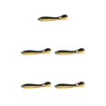 thumbnail image 3 of Toystoory 10 piezas de señuelo de pesca falso elástico cebo de agua dulce atracción Swimbaits PVC Crankbait Tackle 10 cm tipo 1 Tipo 1 5piezas, 3 of 6