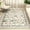 Boho Pink Floral, variant on Washable Area Rug for Living Room, NovDeco 9'x12' Non-Slip Vintage Boho Emerald Green Indoor Rug, Low Pile Stain Resistant Carpet for Bedroom Kitchen