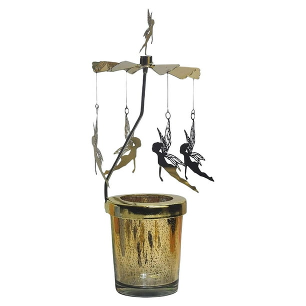 Candelabro giratorio para velas de té, portavelas para decoración de fiestas Hada